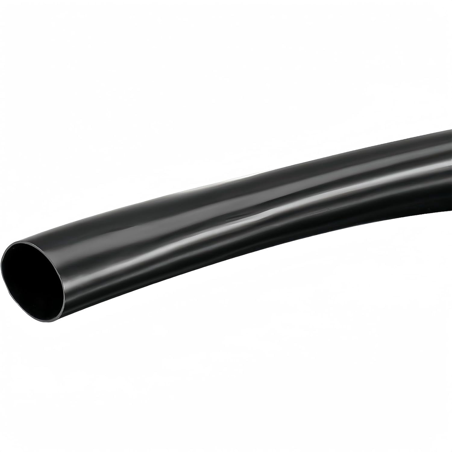 FEFEFW-16mm x 7mm x 3m PVC Tube Wire Harness Tubing High Temperature Resistant Cable Management Cable Sleeve,Black,1PC