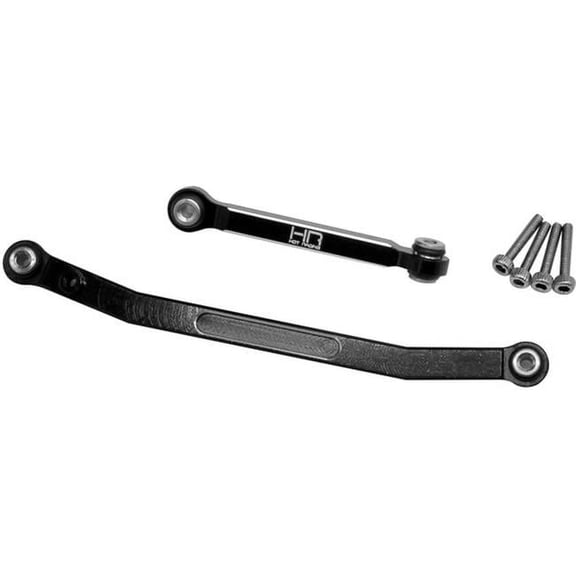 Hot Racing Black Aluminum Fix Link Steering Rod SCX24 HRASXTF49X01 Electric Car/Truck Option Parts