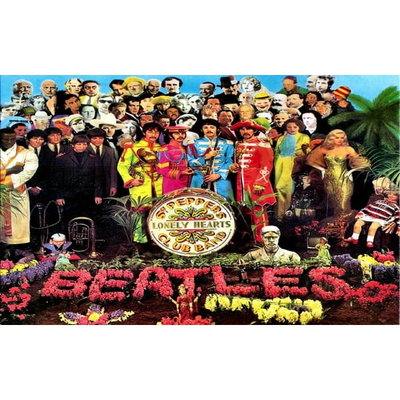 Beatles Sergeant Pepper's Lonely Heart Clubs Band 24 x 36 inch Rolled Poster