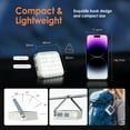 thumbnail image 4 of Solar Camping Lamps, 4400mAh Rechargeable Camping Light 4 Lighting Model Portable Tent Lights Solar Lights for Camping Emergency Hurricane Hiking Power Outages Fishing, 4 of 9