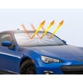 thumbnail image 4 of Parasol para parabrisas de coche nuevo Yjmei de 125 x 65 cm, parasol plegable para coche, parasol de tela anti-UV a prueba de balas, parasol para coche, 4 of 5