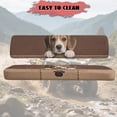 thumbnail image 3 of FKELYI Brown Beagle Dog Paw Print UTV Seat Covers Compatible with Polaris Ranger XP 1000 Dustproof ATV Bench Cover Soft Backrest Protector Washable UTV Interior Decor, 3 of 7