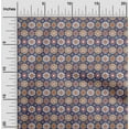 thumbnail image 2 of oneOone Cotton Cambric Medium Blue Fabric Asian Kilim Dress Material Fabric Print Fabric By The Yard 56 Inch Wide, 2 of 5