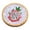 Dragon Fruit, variant on DIY Mosaic Coaster Kit, Round Wooden Base Fruit Pattern, Half-Finished Craft Set for Adults, Decorative Drink Mat for Home and Office Table(Grape)