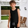 thumbnail image 5 of MEZZALL T-Shirts Boys Tank Tops Sleeveless Crew Neck Undershirts Kids Basic Tank T Shirts With Pockets Casual Athletic Tee Comfort Dailywear, 5 of 5