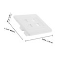 thumbnail image 2 of unbranded De Ethernet Para Pared Con Montaje Sencillo Y Acabado De Alta Calidad, 2 of 8