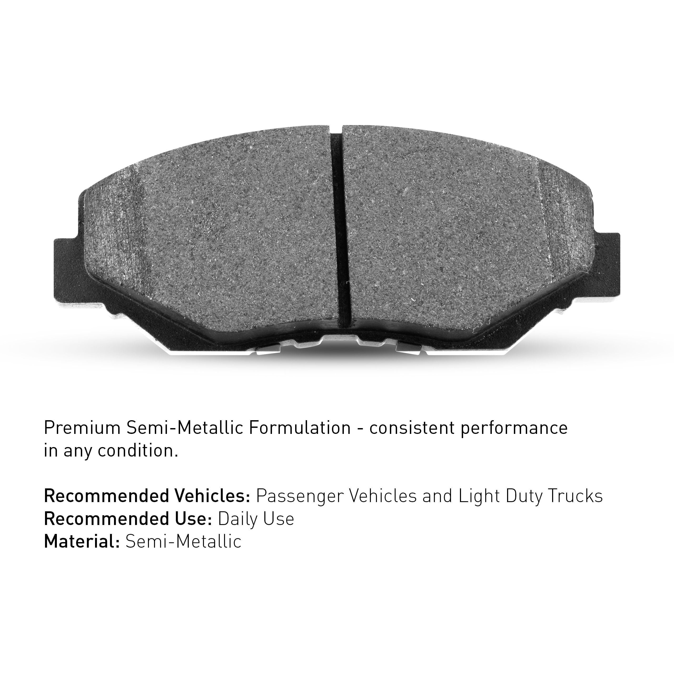 Front R1 concepts Semi-Metallic Series Brake Pads 2311-0132-10 