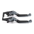 thumbnail image 1 of 2pcs Motorcycle Brake Clutch Levers Adjustable CNC Aluminium Alloy Replacement for ADV150 2019‑2021Grey, 1 of 5