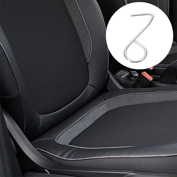 50pcs Car Seat Cover Hooks Metal S Hooks Car Seat Cushion Fixed Fastener Hook Car Seat Back Hook Automotive Seat Cover Hanger For Car Auto Vehicle