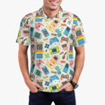 thumbnail image 1 of Bingfone Playing Video Games for Men's Button-down POLO Shirts, Quick-drying Shirts and T-shirts for Summer, Suitable for Vacation and Business-XX-Large, 1 of 6