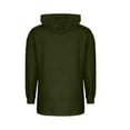 thumbnail image 6 of Zedker Soft Double-Sided Fleece Fall Winter Thermal Jackets for Women Casual Hooded Long Sleeve Loose Button Outerwear with Pockets,Army Green,L, 6 of 8