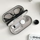 thumbnail image 5 of Estuche doble para gafas con espejo incorporado | Organizador 2 en 1 para gafas y lentes de contacto | Interior forrado de terciopelo suave para mayor protección, 5 of 6