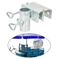 thumbnail image 1 of Abrazadera fija para sombrilla, soporte de base para sombrilla de playa, pesca, patio, portón trasero, barandilla de poste de patio, camioneta pequeña, 1 of 8