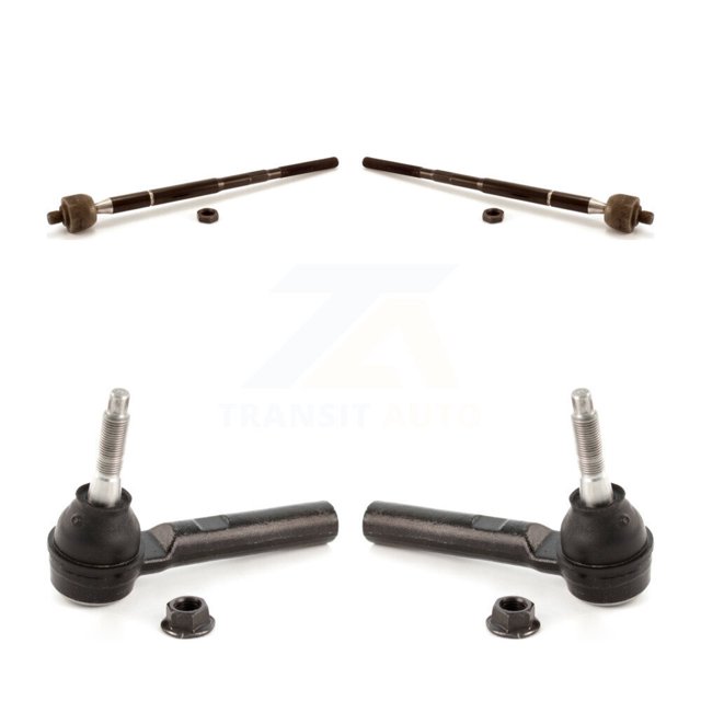 TOR Front Steering Tie Rod End Kit for Car 2004-2008 Chrysler Pacifica - Left Right Side (Driver Passenger) KTR-101857
