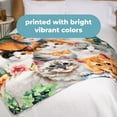 thumbnail image 3 of Dawhud Direct Kitten Fleece Blanket for Bed, 50" x 60", 3 of 7
