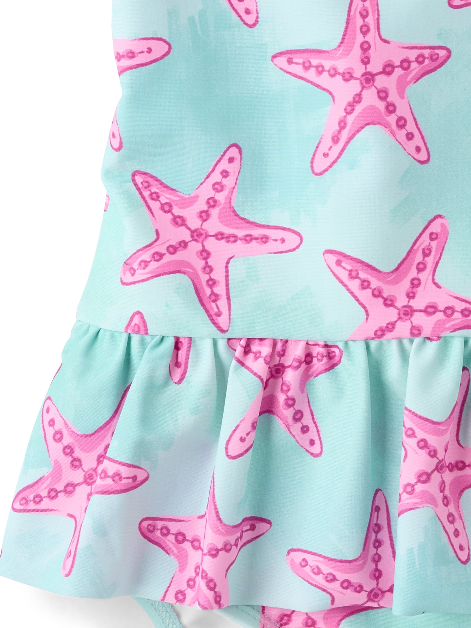 The Children's Place Baby & Toddler Girls Sleeveless Peplum One Piece Swimsuit, Sizes 6M-5T