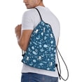 thumbnail image 2 of Bingfone Octopus And Whale Drawstrings Backpacks Bags for Men Women Gym Drawstrings Bag-Medium, 2 of 8