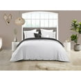 thumbnail image 1 of Reversible Natural Crinkle Fabric Ultra Soft Solid Duvet Cover Set - Beautiful Button Closure, 1 of 3