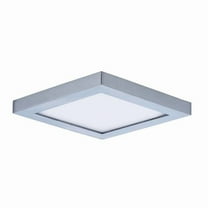 Maxim 57720WTSN 4.5 in. Wafer LED Square Wall Flush Mount, Satin Nickel