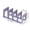 Purple, variant on Desk File Sorter, Vertical Desktop File Folder Organizer, 4 Section Plastic Book Holder, Adjustable Shelf Dividers Closet Purse Handbag Mail Binder Organizer Magazine Rack Stand Bookshelf (Purple)