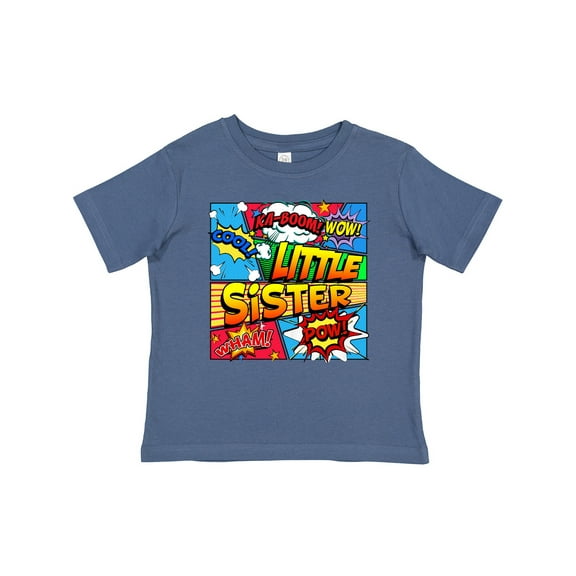 Inktastic Little Sister Comic Book Girls Baby T-Shirt