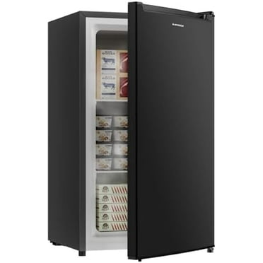 2.1 Cu.ft Upright Freezer, Compact Mini Freezer with Adjustable Thermostat and Removable Shelves