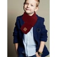 thumbnail image 3 of 2 Pack Warm Kids Winter Knit Scarves Child Warm Scarf Neck Warmer for Toddlers Boys Girls, 3 of 5
