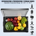 thumbnail image 3 of KFFKFF Vehicle Cooler, 12V Portable Fridge, 70L Capacity, Single Zone Freezing, Temperature Range -4℉ to 68℉, Compatible with 12/24V DC & 100-240V AC, Ideal for Camping, RV, and Outdoor Use, 3 of 9