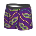 thumbnail image 2 of Disketp Carnival Masks And Beads Men'S Boxer Briefs,Soft And Breathable Cotton Underwear With Comfortflex Waistband, 2 of 8