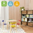 thumbnail image 6 of ECR4Kids Bentwood Round Table and Curved Back Chair Set, Assorted, 5-Piece, 6 of 10