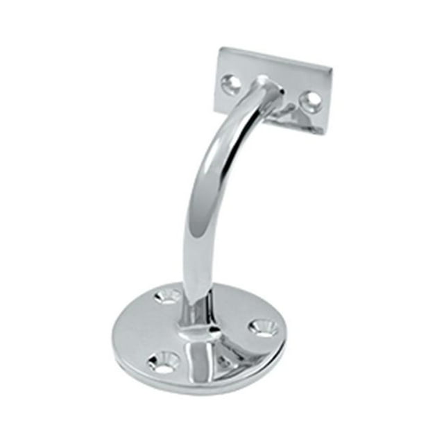 Deltana HRC175U26 3.18 in. Projection Light Duty Hand Rail Brackets- Bright Chrome - Solid