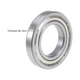 thumbnail image 3 of 16006ZZ Deep Groove Ball Bearings 30x55x9mm Double Shielded Chrome Steel Bearings, 3 of 4