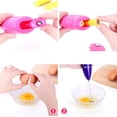 thumbnail image 3 of 4 Colors Mini Electric Hand-Held Whisk Mixer,Portable Electric Egg Beater Coffee Milk Drink Frother Foamer Whisk Mixer Kitchen Tool, 3 of 11