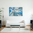thumbnail image 6 of Empire Art Direct Subtle Blues II Frameless Free Floating Tempered Glass Panel Graphic Wall Art, 32" x 48" x 0.2", Ready to Hang, 6 of 9