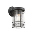 thumbnail image 1 of Chloe Lighting CH2S092BK10-OD1 Jefferson Transitional 1 Light Textured Black Outdoor Wall Sconce - 10 in., 1 of 1