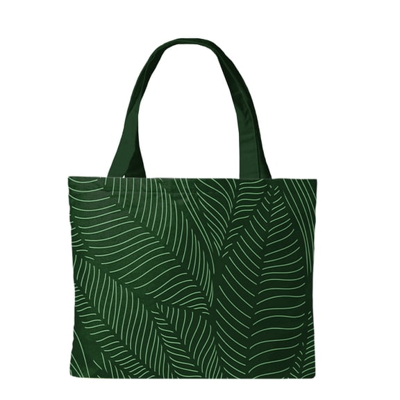 Briarwood Lane Tropical Leaves Canvas Tote