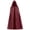 Wine, variant on Medieval Hooded Cloak with Arm Openings Renaissance Costume Cape for Halloween Cosplay Adults
