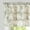Alice Green on Beige, variant on 2026 New 18 Inch Ruffled Pom-Pom Voile Valance Curtain, Sheer Light Filtering Rod Pocket Single Panel, Shabby Chic Small Window Treatment for Kitchen Bedroom Laundry Room Pink Decor