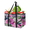 Multicolor 3, variant on CURLYOOT Oil Painting Tulip Reusable Grocery Bag, Foldable Shopping Tote Bag with Reinforced Handles, Large Kitchen Grocery Bags for Shopping Groceries Picnic