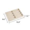 thumbnail image 3 of Organizador de Gafas Frebeauty con 8 Compartimentos de Terciopelo Beige, 3 of 7