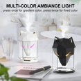 thumbnail image 3 of Biwat Mini Office Humidifier, 650ml Humidifier for Bedroom, USB Desktop Humidifier Air Purifier for Office, Bedroom, Night Light (Black), 3 of 4