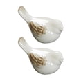 thumbnail image 1 of 2pcs Bird Figurine Ceramic Birds Miniature Birds Decor Craft Desktop Ornament, 1 of 9