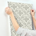 thumbnail image 5 of Chesapeake Marjoram Black Floral Tile Wallpaper, 5 of 7