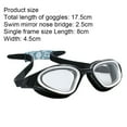thumbnail image 2 of Gafas de natación Gafas de natación Gafas de natación para adultos de alta definición, impermeables, antivaho y con montura grande, 2 of 6