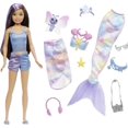 thumbnail image 1 of Barbie Mermaid Power Skipper Doll con 10 piezas Barbie Ropa Cola de sirena Mascota, 1 of 6