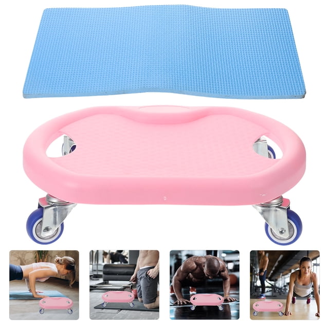 AURARMLET 1Jgo Disco De Ejercicio Deslizante Para Abdominales Con Rodillos, Ideal Para Todos Niveles