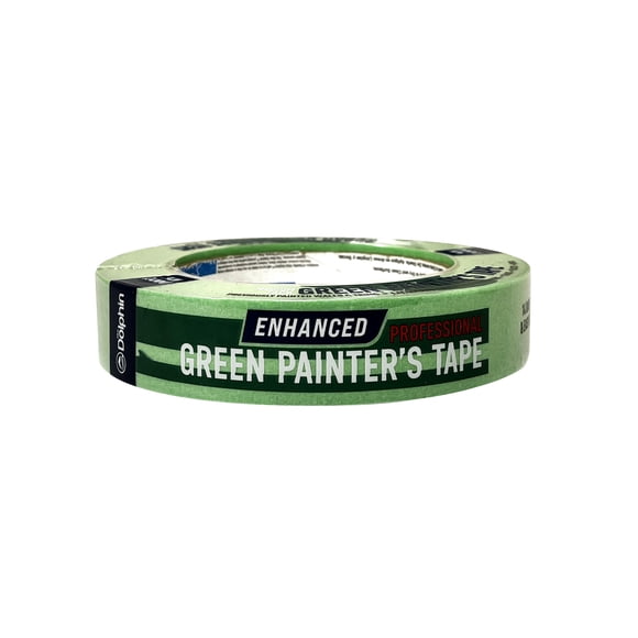 Blue Dolphin Amélioré ruban de peinture vert 14 jours .94" x 60yd (24mm x 54.8m)
