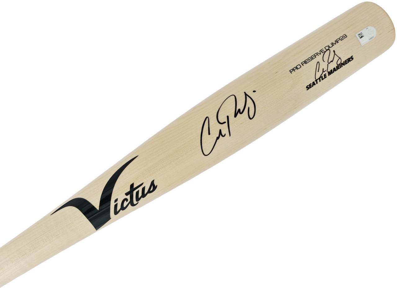 Cal Raleigh Autographed Blonde Victus Player Model Torpedo Baseball Bat Seattle Mariners Fanatics & MLB Holo Stock #261869