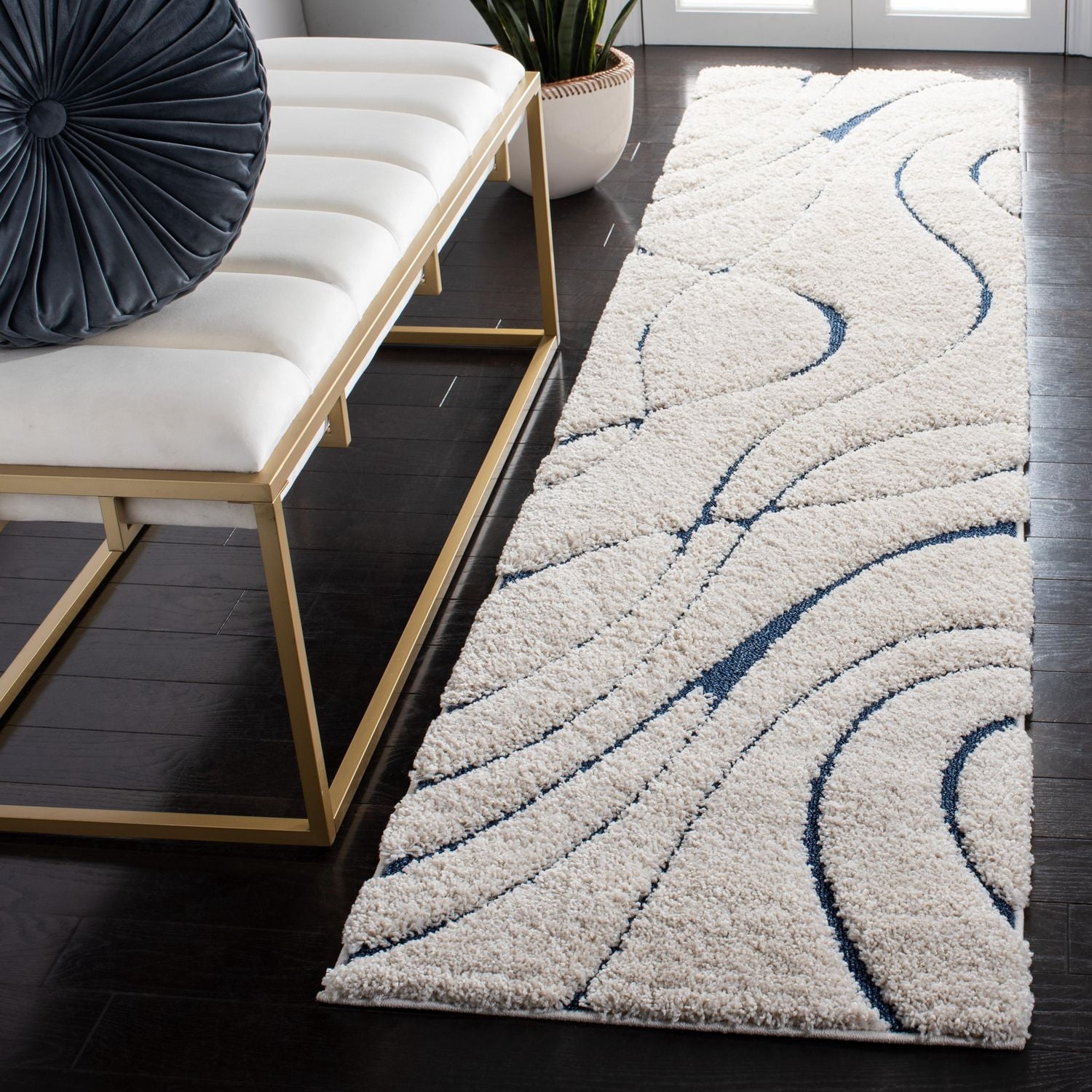 Safavieh Florida Tamzen Tapis Abstrait Peluche Shag