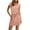 #464-Pink, variant on Women's Casual Solid Pocket Elastic Drawstring Dress - Stylish and Comfortable All Season Wear